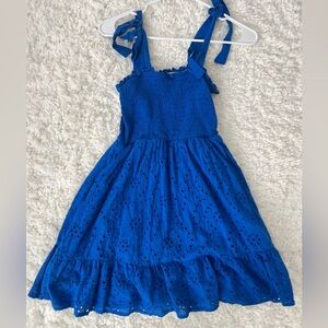 Francesca’s Blue Peplum Dress